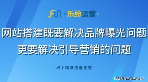 網站搭建別停留在品牌推廣層面,樂紛運營 業(yè)務營銷屬性應同步考慮